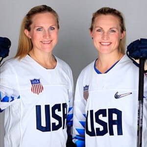 Jocelyne & Monique Lamoureaux of Team USA Olympic Gold Medalists
