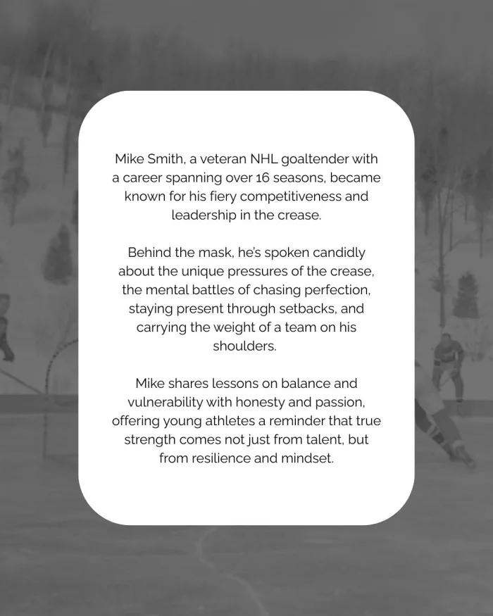 Mike-Smith-goalie-open-ice-nhl-mental-health-mental-performance-barb-egan-speaking-sports-psychology-alive-counselling-kelowna-hockey-write-up-testimonial